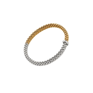Vendome 18ct Yellow & White Gold Diamond Flex'it Bracelet 01M02B2_BB_2_XBX