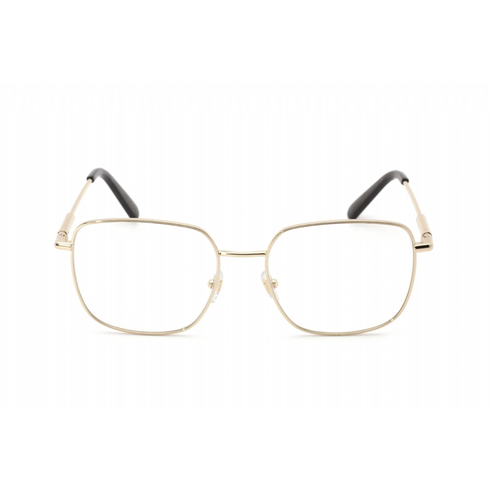 Versace Women's Eyeglasses - Gold Rectangular Shape Frame Clear Lens | 0VE1281 1002