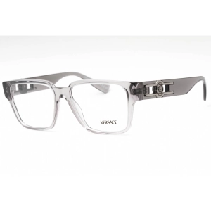 Versace Women's Eyeglasses - Grey Transparent Square Full Rim Frame | 0VE3346 593