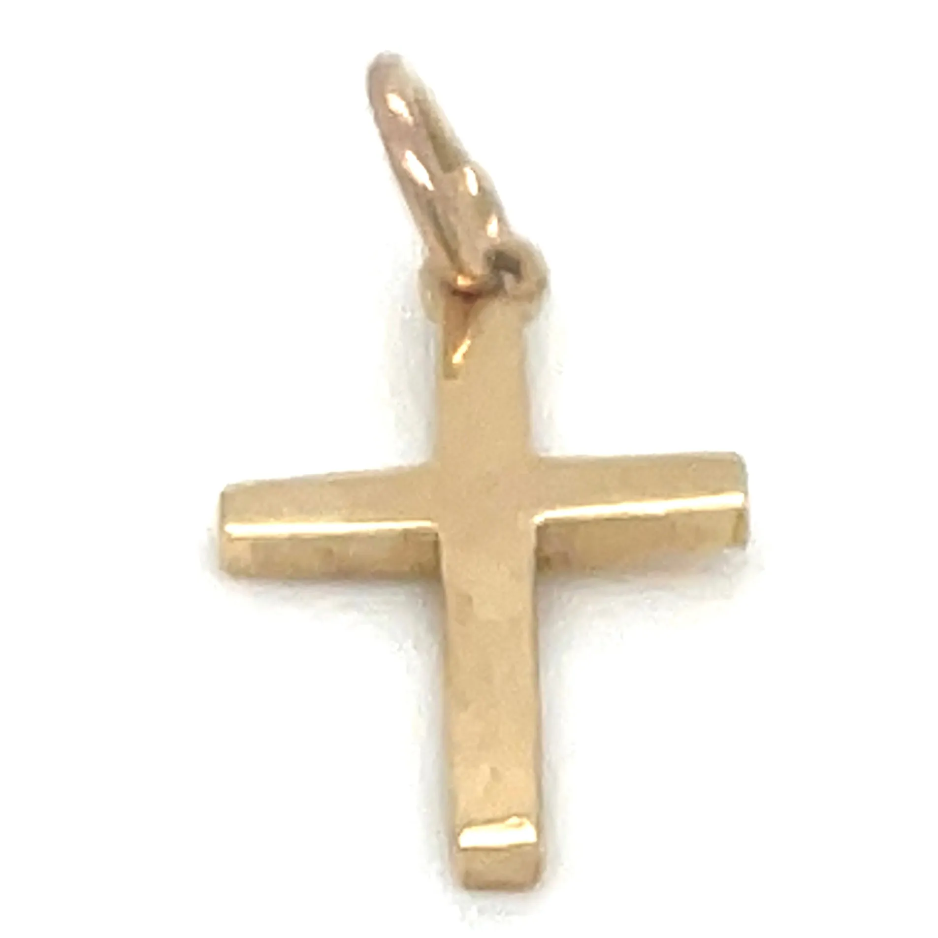 Vintage 9ct Yellow Gold Petite Cross Pendant