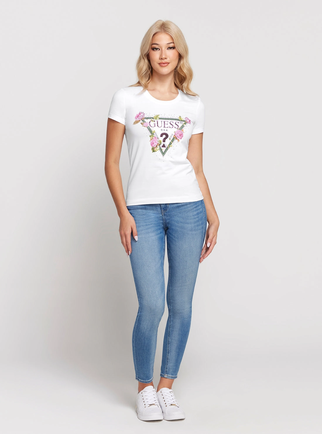 White Short Sleeve Logo T-Shirt