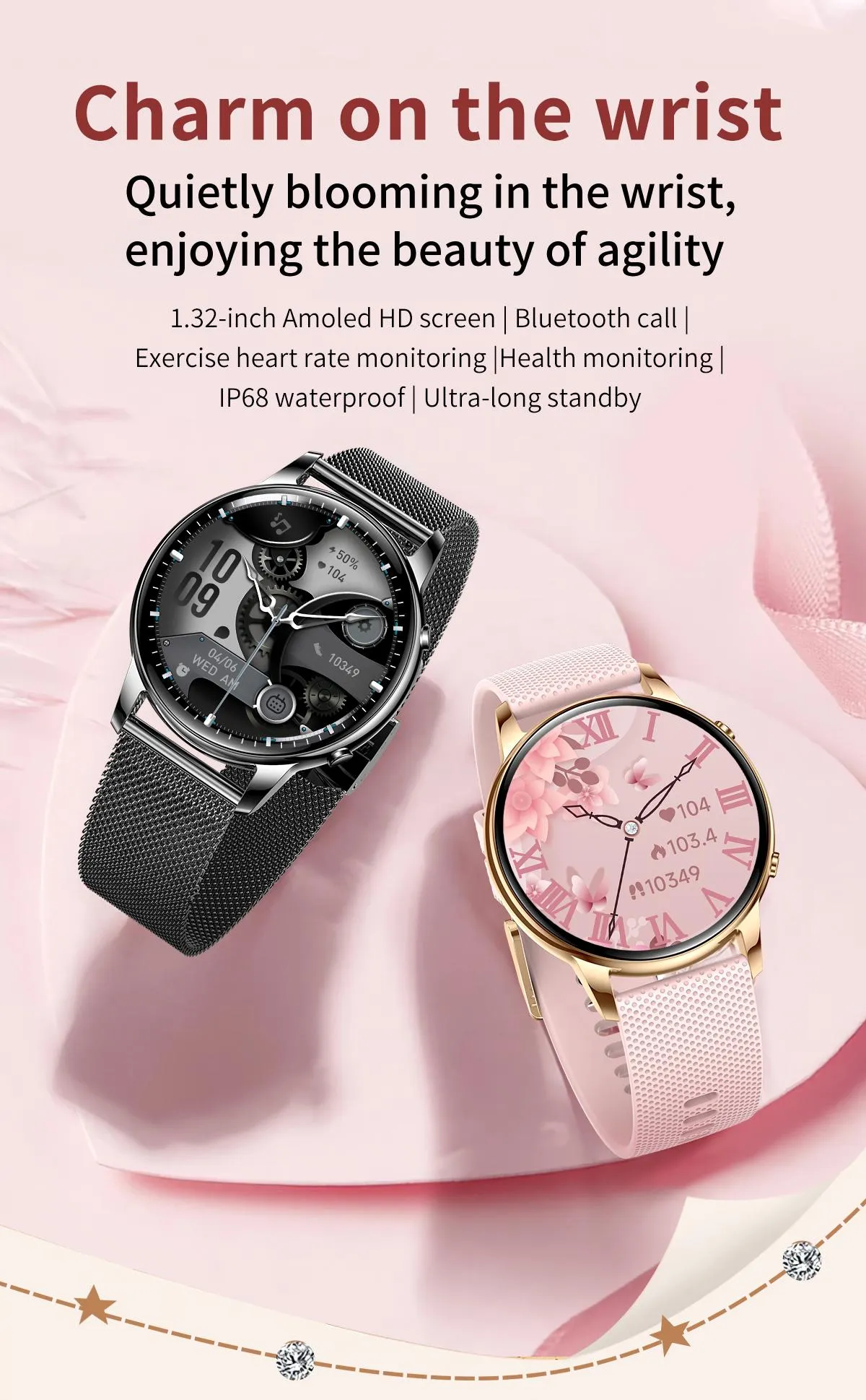 WIMSONS PULSE Y12  smartwatch(BLACK)(C5)