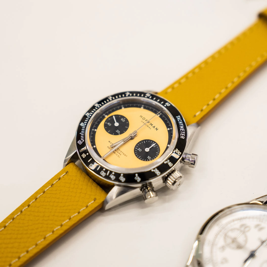 Yellow - TK Leather Strap