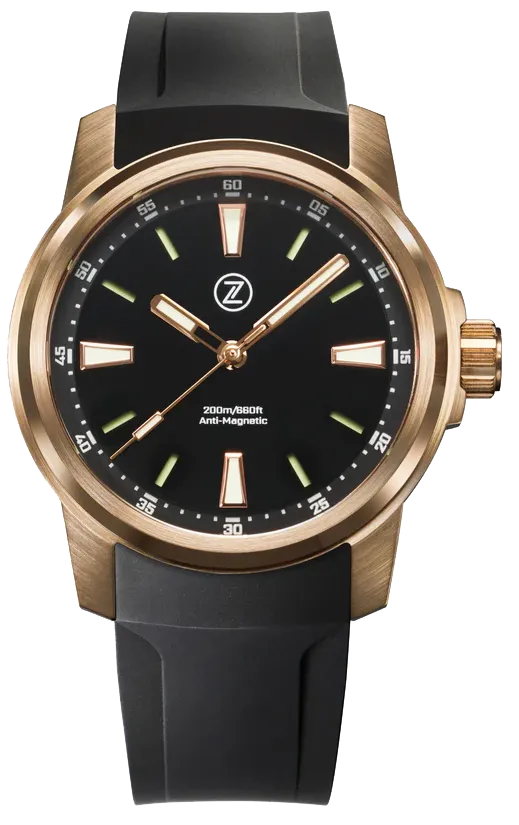 Zelos Aurora Field 42mm Bronze Onyx