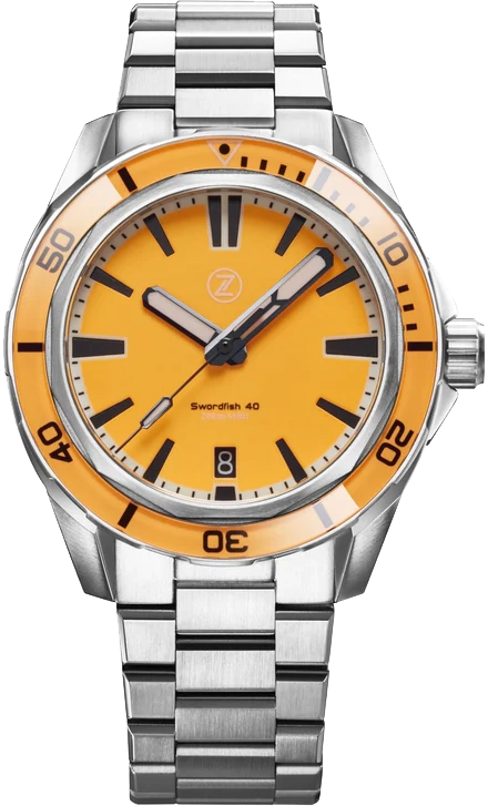 Zelos Swordfish 40mm Steel Ember Orange