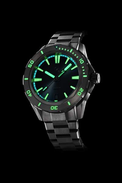 Zelos Swordfish 40mm TI Slate Blue